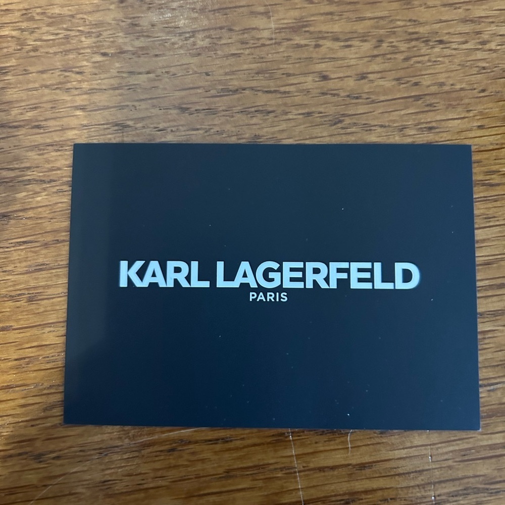 NWT KARL LAGERFELD Paris Backpack Indigo One Size - Picture 10 of 15